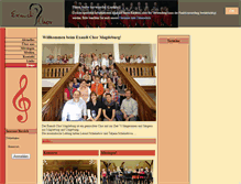 Tablet Screenshot of exaudi-chor.de